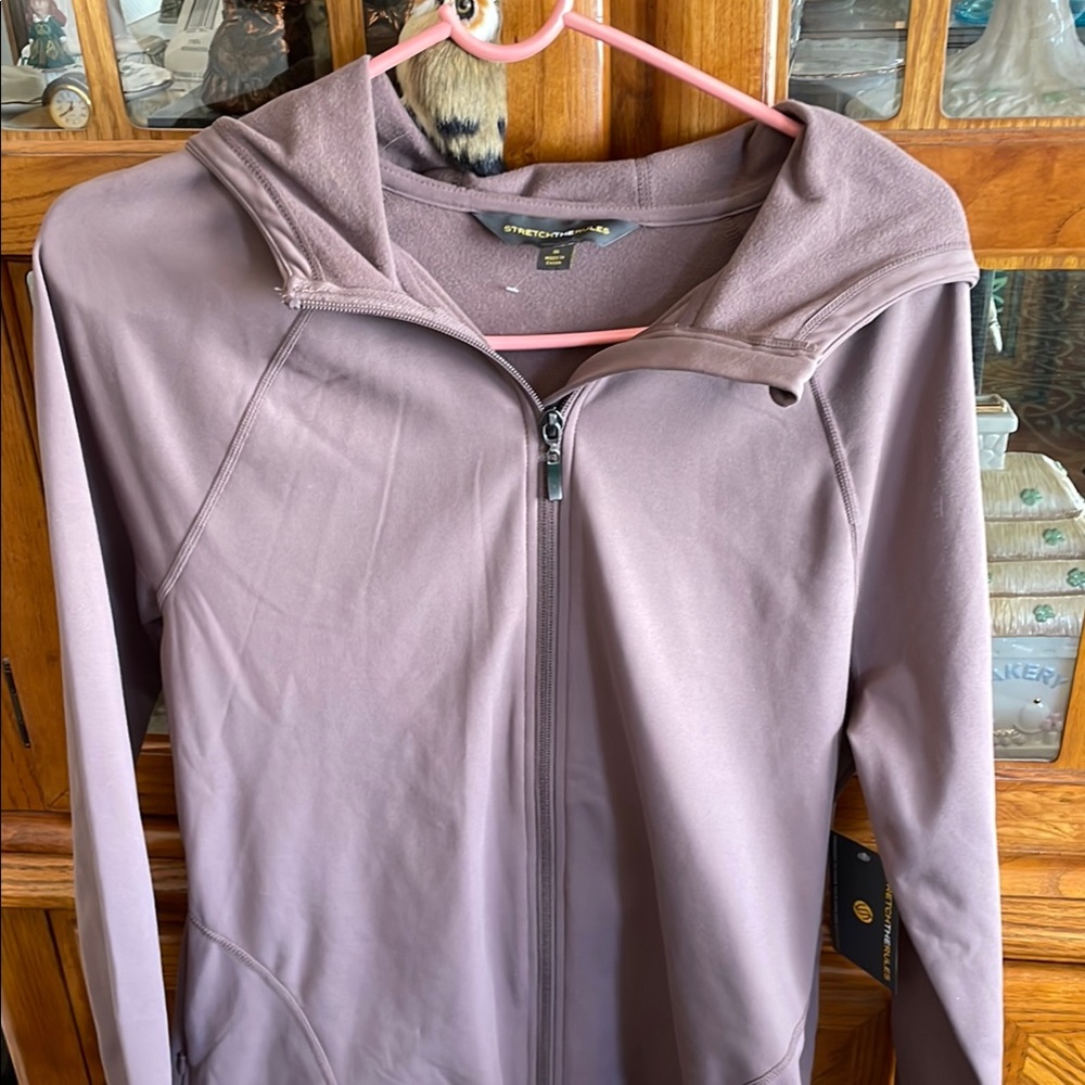 Athleta Purple Zip-Up Hoodie
